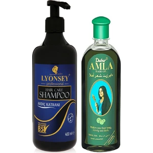 Ardıç Katranı Şampuanı 400 ml + Dabur Amla Saç Bakım Yağı 200 ml