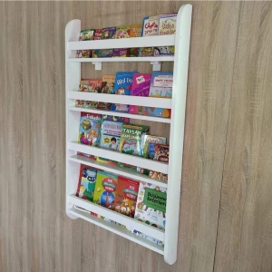 Oyuncak Odası Montessori Çocuk Odası Eğitici Mdf Kitaplık 4 Raflı