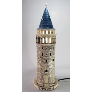 Hediye Seviyorum Galata Kulesi Biblo Bej Lamba