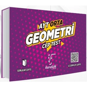 Karekök Yayıncılık AYT Geometri Orta Cep Test