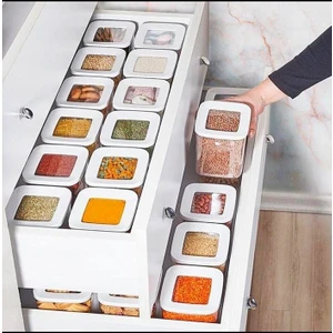 Vip Ahmet 12'li Süper Set 900 ml Saklama Kabı