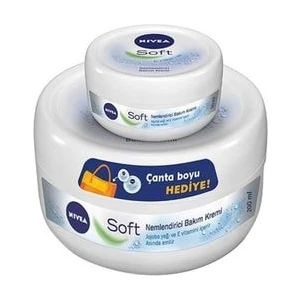 Soft Nemlendirici Bakım Kremi 200 ml + Çanta Boyu Krem