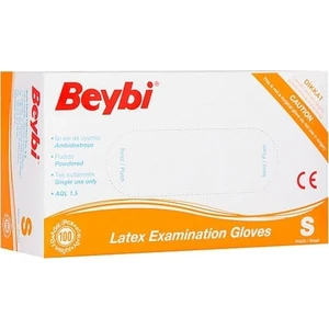 Pudralı Lateks Eldiven 100'lü - S