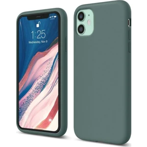 Apple iPhone Xr Lansman Silikon Kılıf Koyu Yeşil