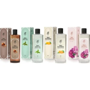 Kolonya Karma Set 270 ml x 4 - Dark Spice + Green Tea + Mandarine + Buket