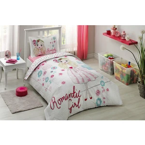 Romantıc Girl Kapıtone Set Tek Kişilik Nevresim Takımı
