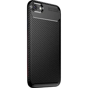 Smart Tech Apple iPhone 6 Karbon Desenli Negro Silikon Kılıf Siyah