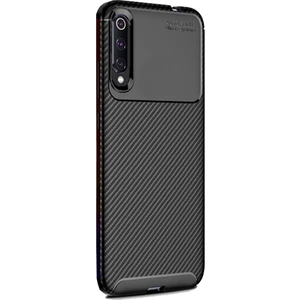 Smart Tech Xiaomi Mi 9 Karbon Desenli Negro Silikon Kılıf Siyah