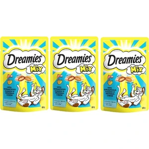 3 Paket Mix Peynirli Somonlu Kedi Ödülü Maması 60 gr