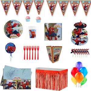 İzmir Party Store Spiderman 24 Kişilik Lüks Doğum Günü Seti