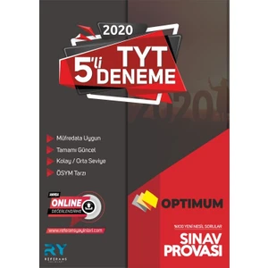 Referans Optimum TYT 5 Li Deneme Sınav Provası 2020