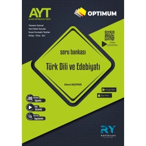 Referans Optimum AYT Türk Dili ve Edebiyatı Tamamı Video Çözümlü Soru Bankası (Kolay-Orta-Zor)