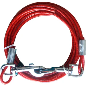 Köpek Bahçe Bağlama Çelik Halat 5 mm / 3 Metre