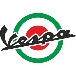 Sticker Fabrikası Vespa Logo Sticker 00399