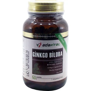 Ginko Biloba Kapsül 60'lı Bitkisel Karışımlı