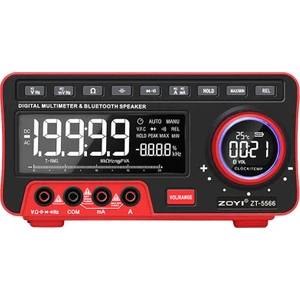 Zoyı ZT-5566 Dıgıtal Ekranlı Masaüstü Ölçü Aleti + Bluetooth Hoparlör