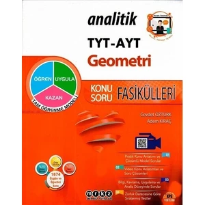 Merkez Yayınları TYT AYT Geometri Analitik Konu Anlatımlı Soru Bankası - Adem Kıraç