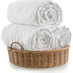 Ely Parker Tek Kişilik Yorgan Özel Terry Cotton Mikrofiber Kumaş Yüksek Kalite Silikon Elyaf 115 x 215 cm