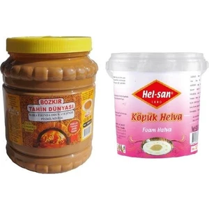 Bozkır Tahin Dünyası 1,9 kg + Helsan Köpük Helva 930 gr
