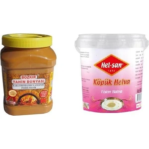Bozkır Tahin Dünyası 935 gr + Helsan Köpük Helva 930 gr
