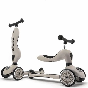 Scoot And Ride Highwaykick 1 Oturaklı Çocuk Scooter Açık Gri 160629-96268