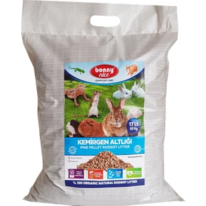 Bonny Nice Doğal Çam Pelet Ginepig Kafes Altlığı 10 kg 20 L x 2 Paket