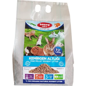 Bonny Nice Doğal Çam Pelet Tavşan Kafes Altlığı 2 kg 4 L