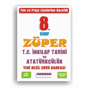 Platon 8. Sınıf İnkılap Tarihi Züper Soru Bankası