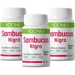 Voonks Sambucus Nigra 42 Çiğneme Tableti 3 Adet