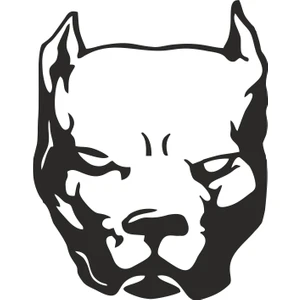 Sticker Fabrikası Pitbull Köpek Sticker 00435