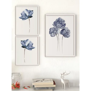 Lyn Home Üçlü Tablo Beyaz İki Adet 17,5x23,5 Ve 1 Adet 23,5x33,6