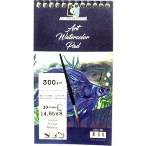 Spirraşş Dsgn 10'lu Suluboya Blok 300 gr 14.85 x 8 cm