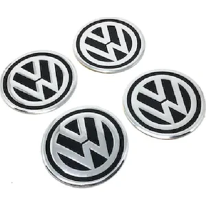 Jant Göbeği Arma Volkswagen 60mm4'lü Set Siyah