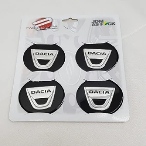 Jant Göbeği Arma Dacia Alüminyum 60mm 4'lü Set Siyah