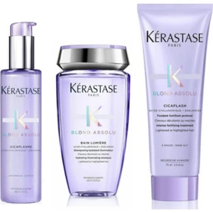 Blond Absolu Bain Lumiere Şampuan 250 ml + Cicaplasme Serum 150 ml + Cicaflash Yoğun Bakım 250 ml