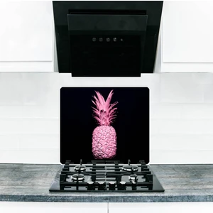 Saban ananas Cam Ocak Arkası Koruyucu ve Kesme Tablası 50X56 cm