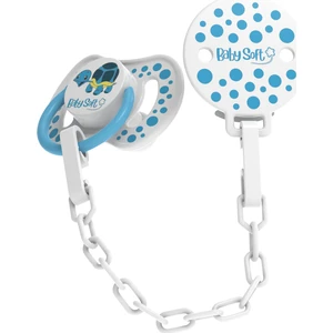 Kaplumbağa Desenli Emzik Askısı & Yuvarlak Uçlu Emzik 0 - 6 Ay