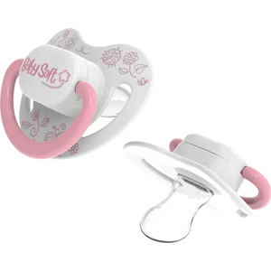 Damak Uçlu Pembe Doğa Desenli Emzik 0 - 6 Ay