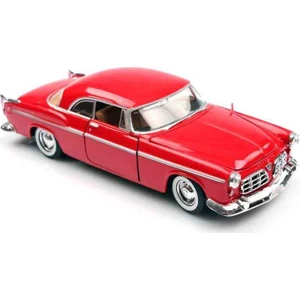Motor Max 1955 Chrysler C300 1:24 Diecast Model Araba - Kırmızı