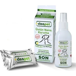Köpek Sağlık Paketi 1 Kutu Havlu +1 Adet Nano Sprey 150ML