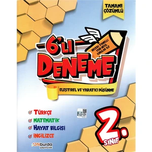 2. Sınıf 6'lı Deneme Onburda Yayıncılık Tamamı Çözümlü