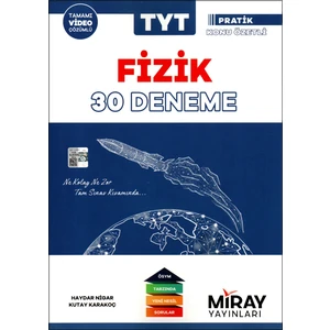 Miray Yayınları TYT Fizik 30 Deneme Pratik Konu Özetli