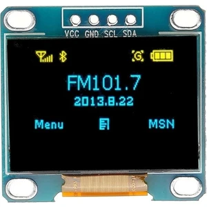 128X64 OLED Ekran LCD 0.96 I2C Arduino Raspberry Pı Sarı Mavi
