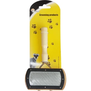 Ahşap Saplı Kedi Köpek Tarağı 10*18 cm