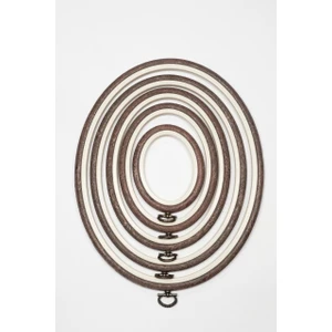 Nurge Ticaret Nurge Pano Nakış Kasnağı Oval 5 Boy Set