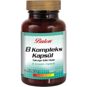 B Vitamin Kompleksi 425 Mg 60 Kapsül (B1 B2 B3 B5 B6 B12)
