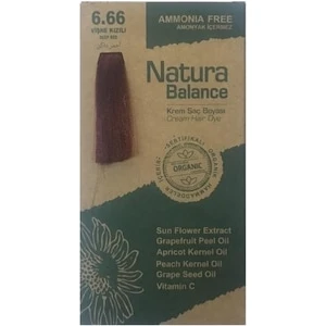 Balance Organik Krem Saç Boyası 6.66 Vişne Kızılı 60 ml