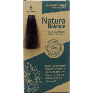 Balance  Organik Krem Saç Boyası 5 Açık Kahve 60 ml