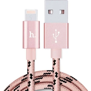 X3 Lightning Data ve Hızlı Şarj Kablosu Rose Gold