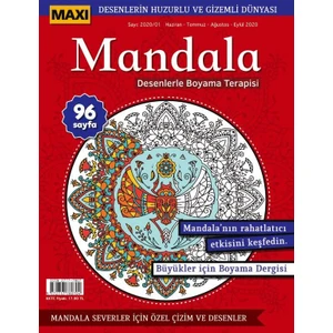 Mandala Çizgilerle Boyama Terapisi 2020/01